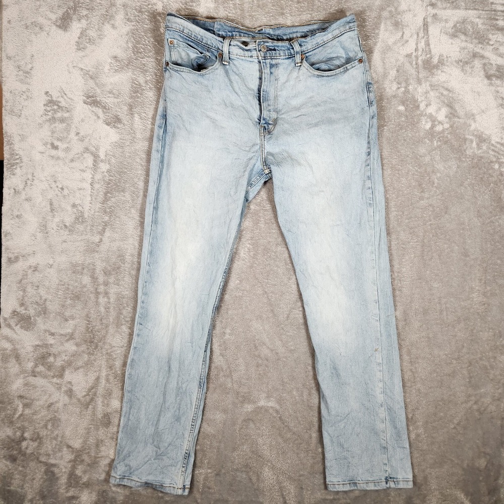 Levi's‎ 511 Jeans Men's 36X31 (Tag 36X30) Blue Skinny Denim Distressed